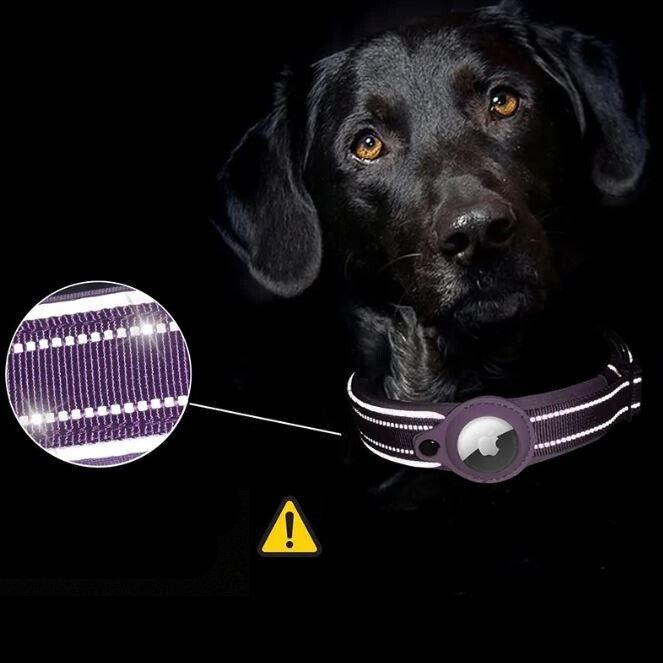 Smart Pet Tracking Collar  Adjustable AirTag Compatible Design - Product detail 4