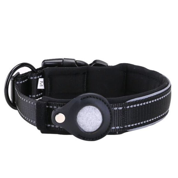 Smart Pet Tracking Collar  Adjustable AirTag Compatible Design - Product showcase