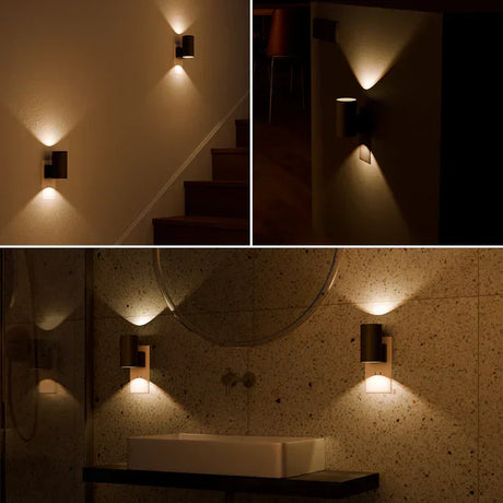 Modern Touch Wall Lamp  LED Adjustable Brightness Black - Product example