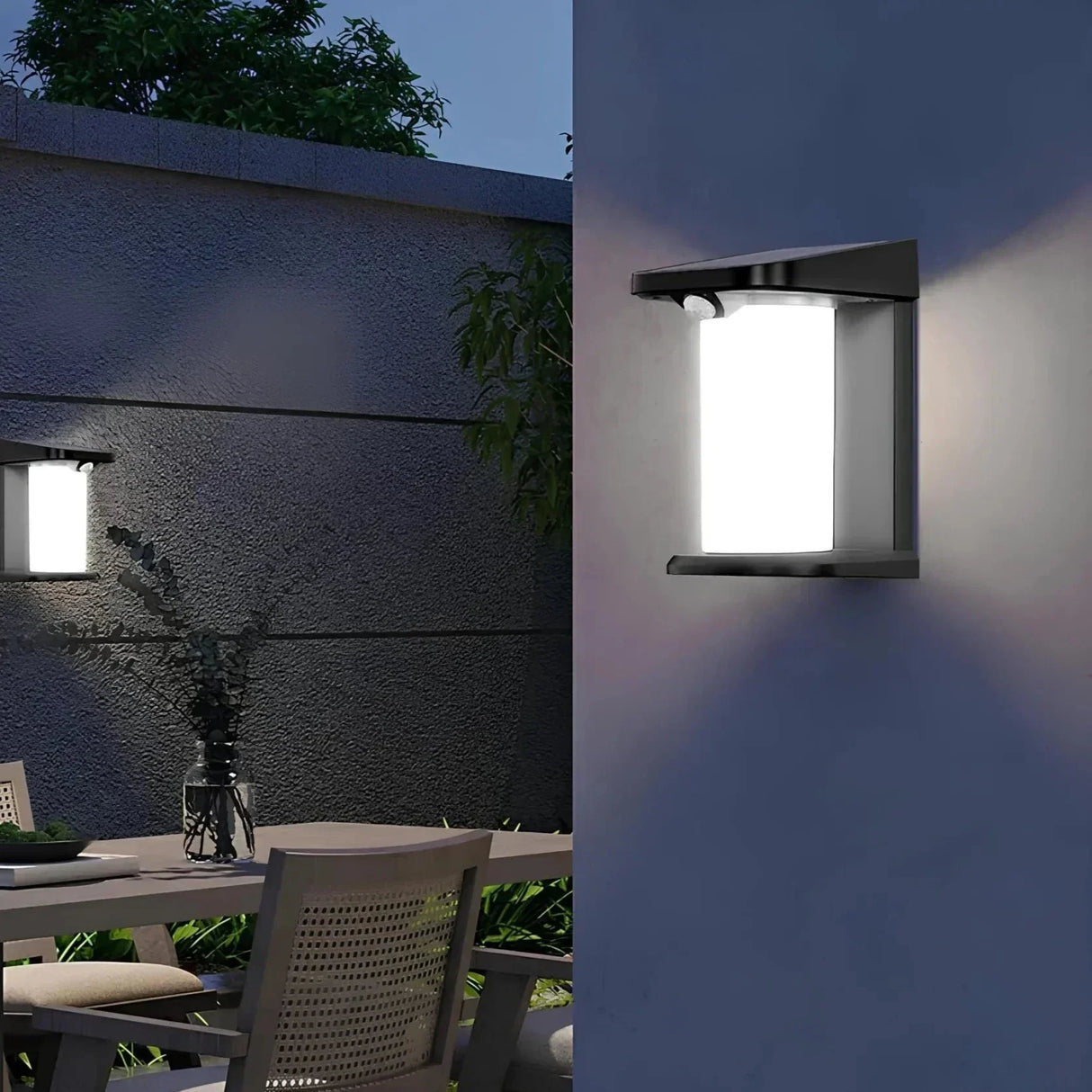 Motion Sensor Solar Wall Light  Modern LED Security Sconce - Product detail 5