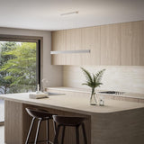 Modern LED Linear Pendant  Minimalist Black Aluminum Bar Light - Product detail 5