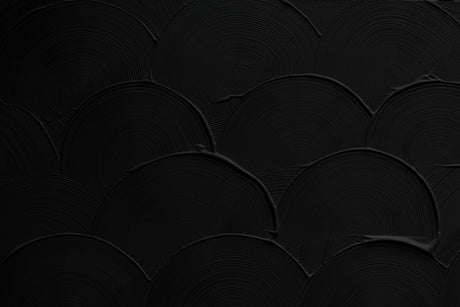 Black Art Deco circular pattern design file showing intricate details and textures