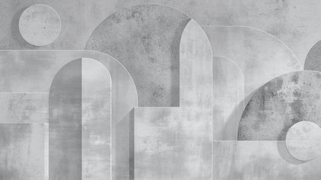 Art Deco geometric pattern design file showing detailed arches and circular forms