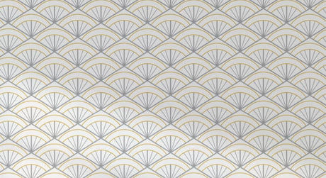 Art deco fan pattern design file showing detailed geometric gold and grey wallpaper pattern