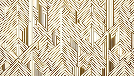 Art Deco gold geometric pattern design file showing intricate line details and cream background