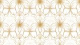 Art Deco golden floral pattern design file showing intricate details and metallic accents
