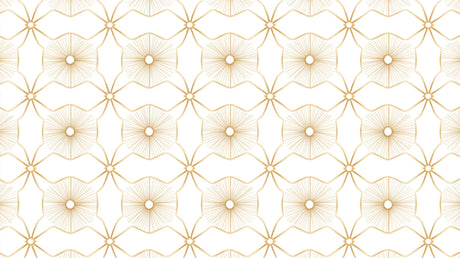 Art deco geometric pattern design file showing intricate golden sunburst details on white