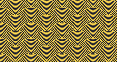 Art deco gold and black wave pattern design file showing seamless geometric pattern