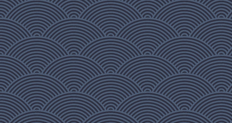 Art deco wave pattern design file showing detailed navy blue geometric shapes