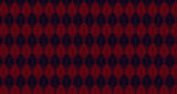 Art Deco red feather pattern design file showing intricate geometric details