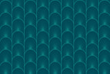 Teal art deco fan pattern design file showing intricate geometric details