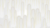 Art deco geometric arches design file showing white background with gold pattern details