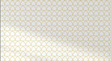 Design file showing detailed white and gold scale pattern art deco wallpaper