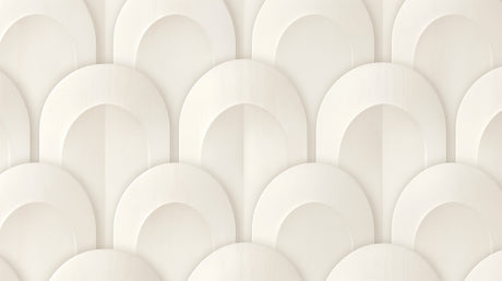 Art deco white geometric arch pattern design file showing intricate details and clean lines