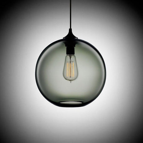 Modern Glass Pendant Light  Colored Globe Shade Collection - Product detail 9