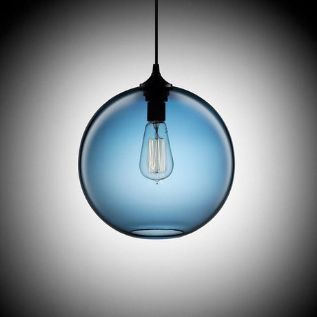 Modern Glass Pendant Light  Colored Globe Shade Collection - Product detail 7