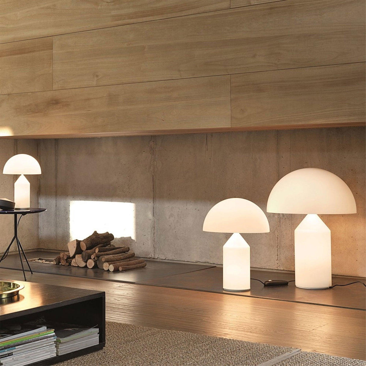 Modern Glass Table Lamp  Geometric Dome Design - Product detail 5