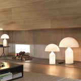 Modern Glass Table Lamp  Geometric Dome Design - Product detail 5
