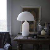 Modern Glass Table Lamp  Geometric Dome Design - Product example
