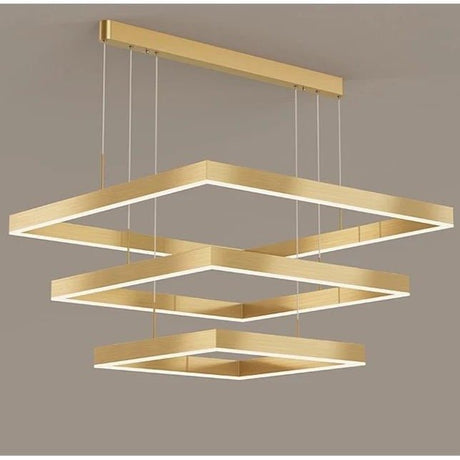 Modern LED Chandelier  Dual Square Frame Design - Product detail 15