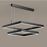 Modern LED Chandelier  Dual Square Frame Design - Product detail 12