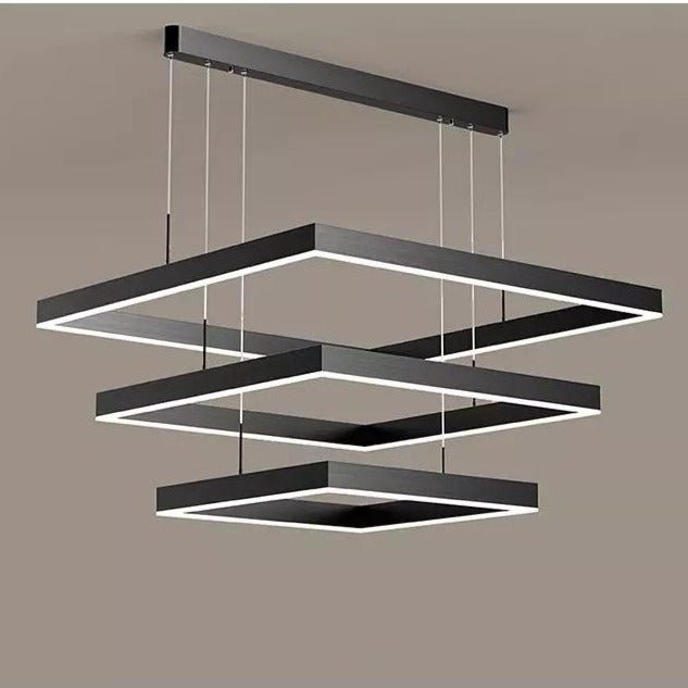 Modern LED Chandelier  Dual Square Frame Design - Product detail 14