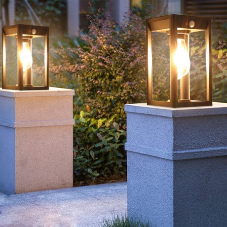 Modern Solar Column Lamp  Aluminum Garden Light with Motion Sensor - Product detail 7