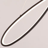 Modern LED Chandelier  Curved Aluminum Design - Product detail 7