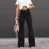 High Waisted Corduroy Pants  Organic Flared Design - Product detail 9