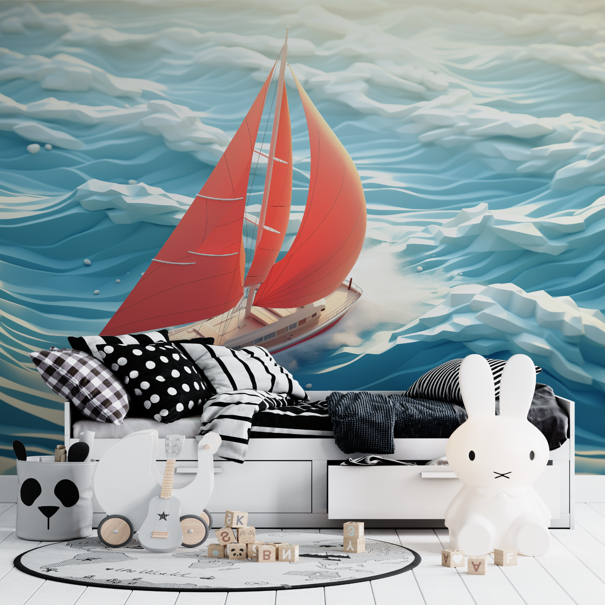Street Art Mural Wallpaper | Urban Graffiti Pop Art Design