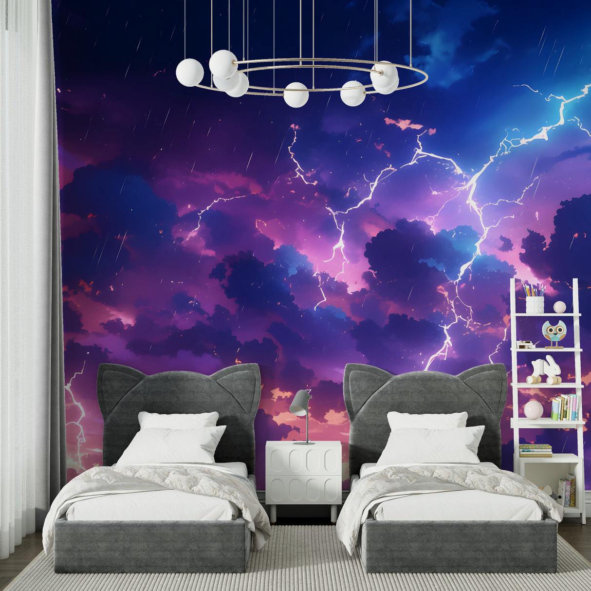 Space Mural Wallpaper | Cosmic Planets and Astronaut Adventure