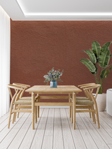 Terracotta Mural Wallpaper | Modern Textured Design
