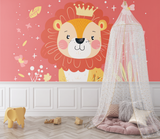 Lion Mural Wallpaper | Baby Crown Prince Design