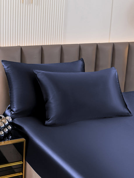 Mulberry Silk Pillowcase Set  Hidden Zipper Design - Product showcase