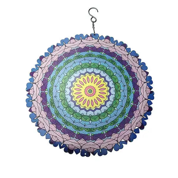 Garden Wind Spinner  3D Mandala Design With Emerald Pattern - Product detail 6
