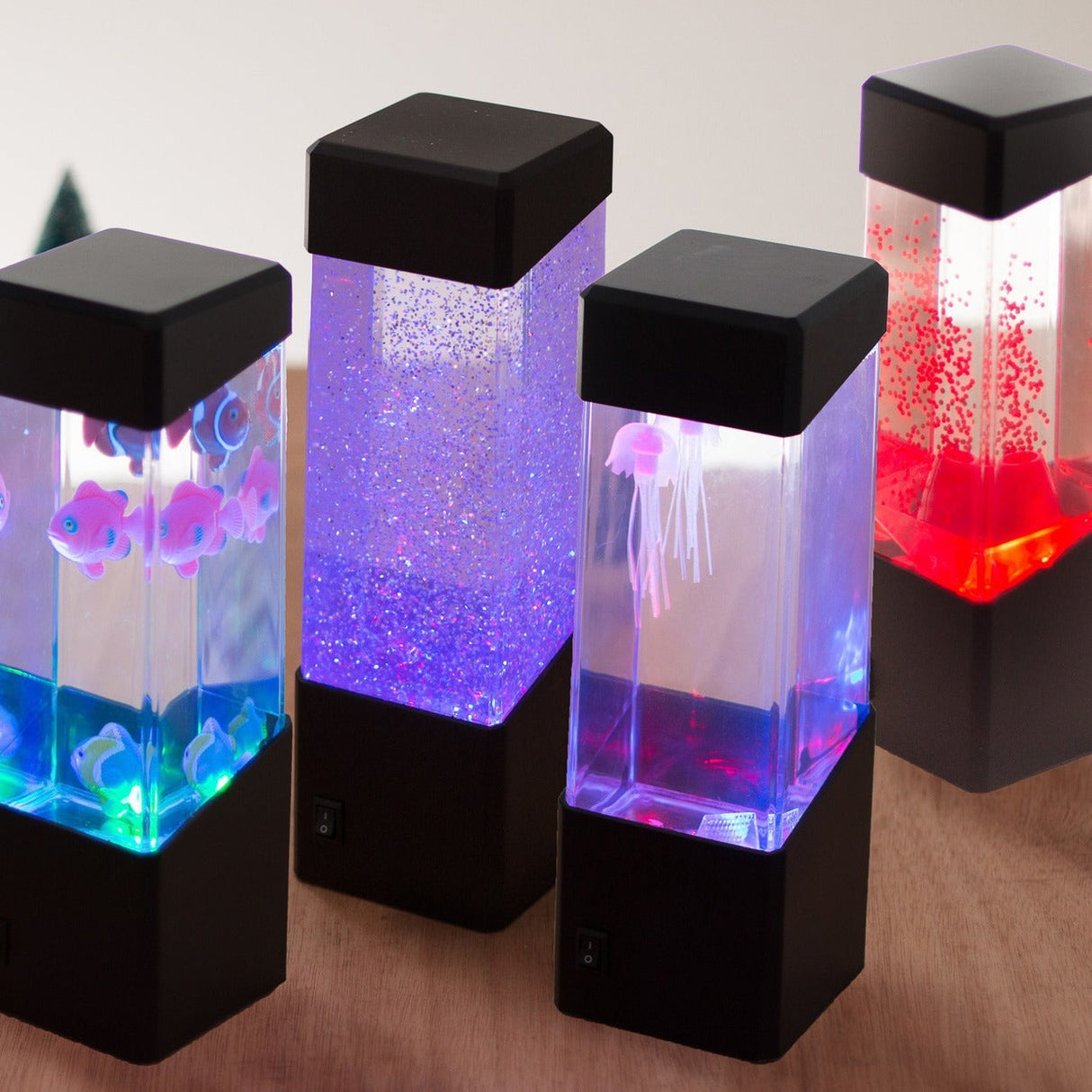 LED Jellyfish Night Light  Aquarium Style Color Changing Lamp - Product detail 8