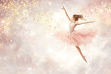Ballet dancer design file showing detailed pink and gold star pattern