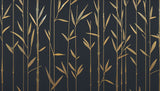 Black and gold bamboo pattern design file showing intricate oriental details