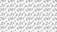Black and white bamboo wallpaper creating a peaceful atmosphere in a modern living room with minimal furniture