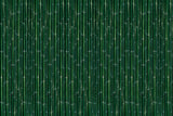 Design file showing detailed bamboo pattern with rich emerald tones and natural textures