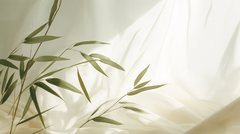 Bamboo wall mural design file showing detailed leaf pattern on white background
