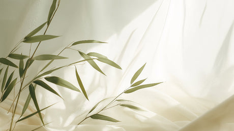 Bamboo wall mural design file showing detailed leaf pattern on white background