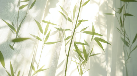 Bamboo wallpaper design file showing detailed light and shadow pattern on white background