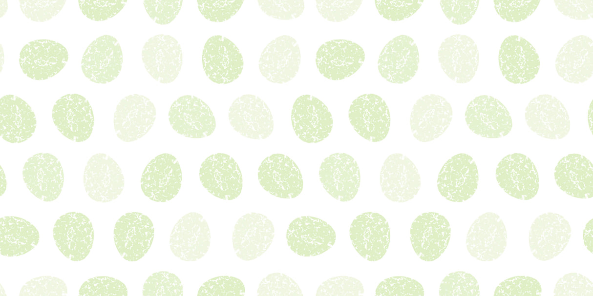 Geometric Mural Wallpaper | Soft Green Circles Pattern