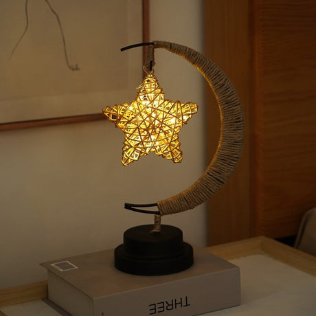 Moon Table Lamp  Glass Globe LED String Light - Product detail 19