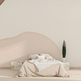 Abstract Mural Wallpaper | Curved Beige Arch Design
