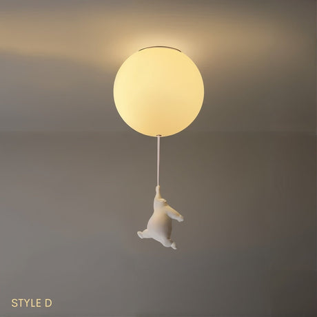 Kids Balloon Bear Ceiling Light  Floating Animals Design - Product detail 9