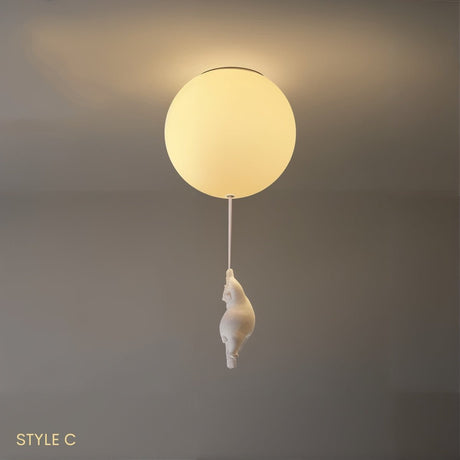 Kids Balloon Bear Ceiling Light  Floating Animals Design - Product detail 8