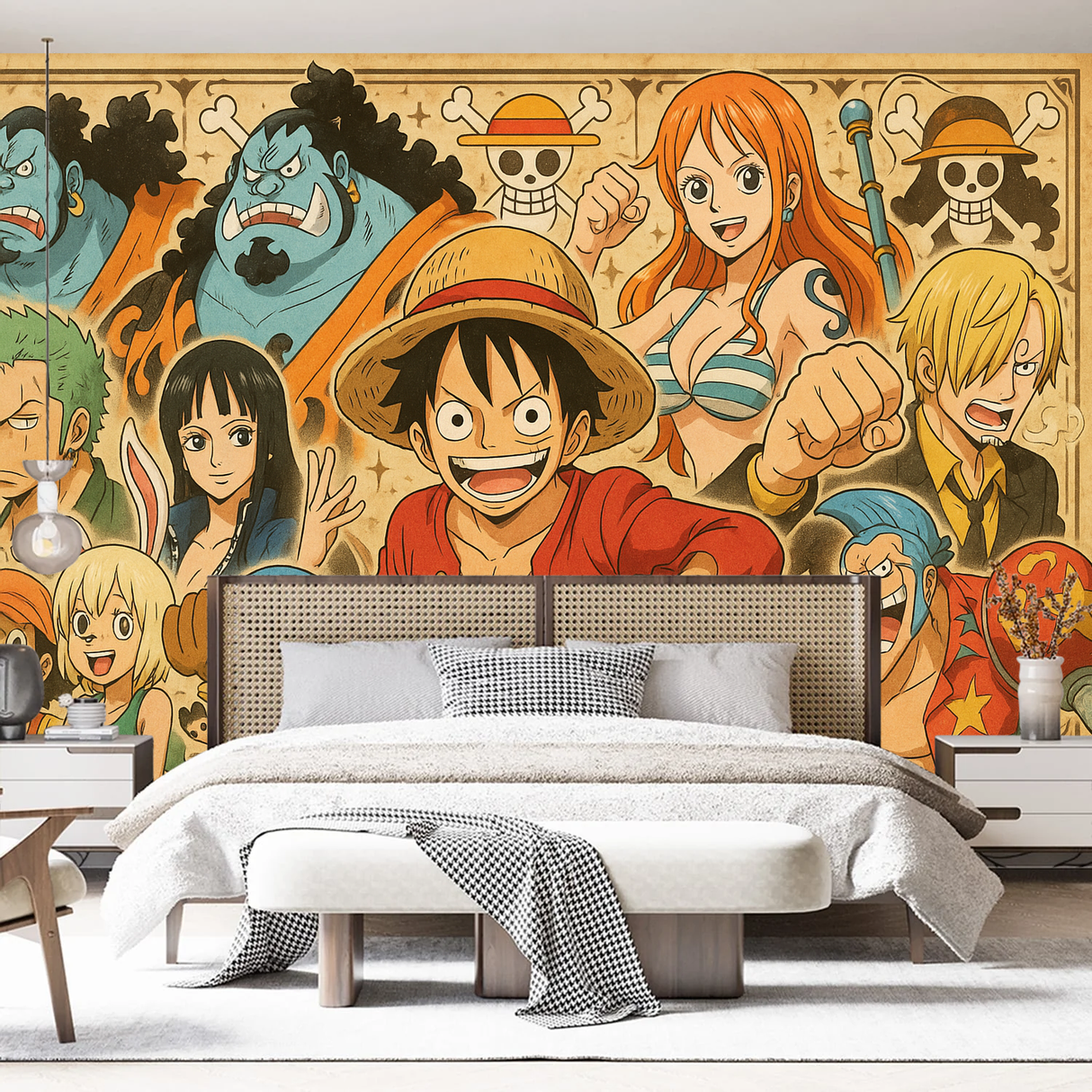 One Piece Manga Mural Wallpaper  Pirates Gallery Collection - Premium wallpaper design showcase