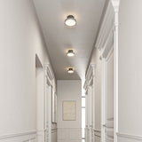 Modern LED Ceiling Light  Glass Disc Design With Halo Effect - Detailed view